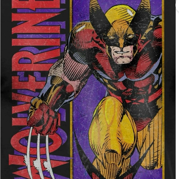 Wolverine, Men's & Big Men's Graphic Crew Neck T-Shirt, Panel Bust - Picture 4 of 5